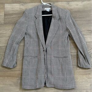 Plaid blazer